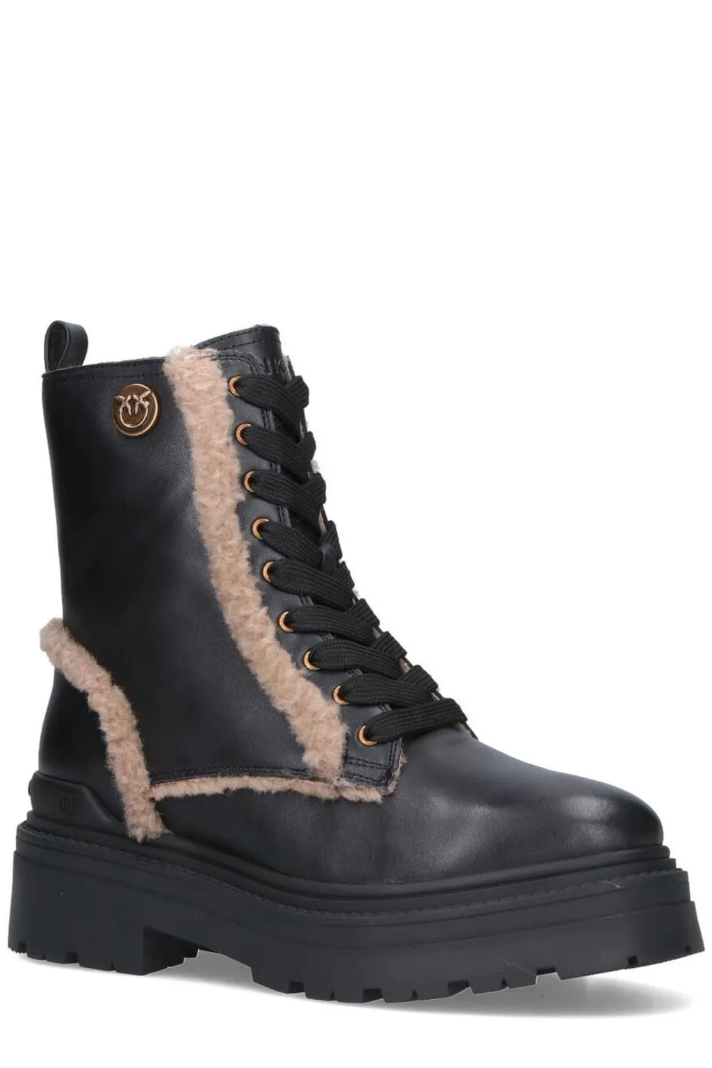 Pinko Round-Toe Zipped Boots
