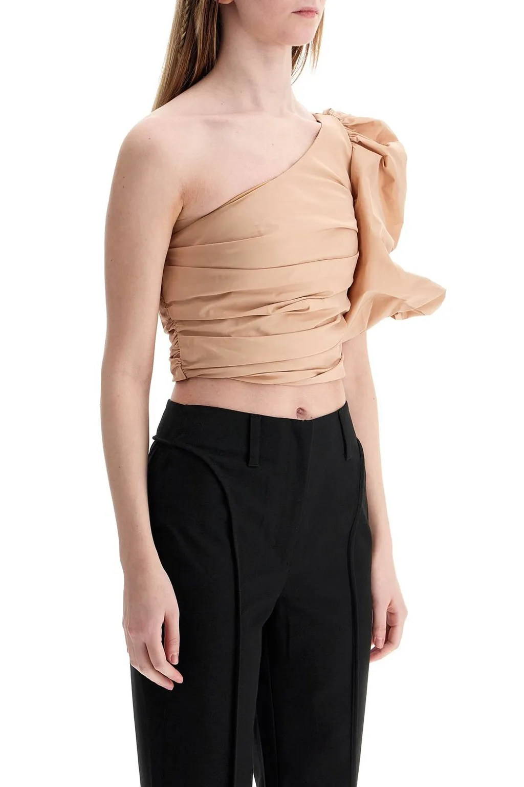 Pinko Asymmetrical One-Shoulder Top