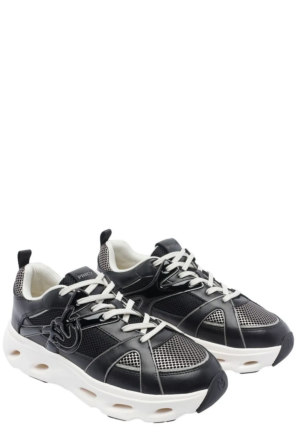 Pinko Logo Detailed Mesh Sneakers