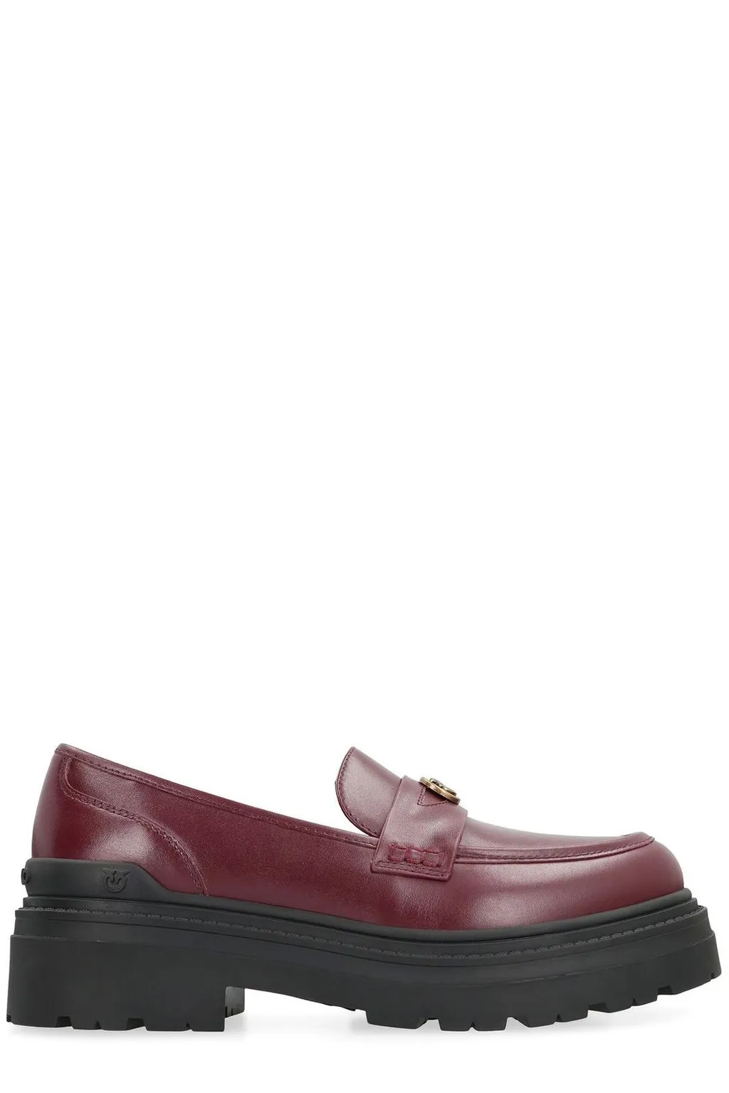 Pinko Logo-Plaque Slip-On Loafers