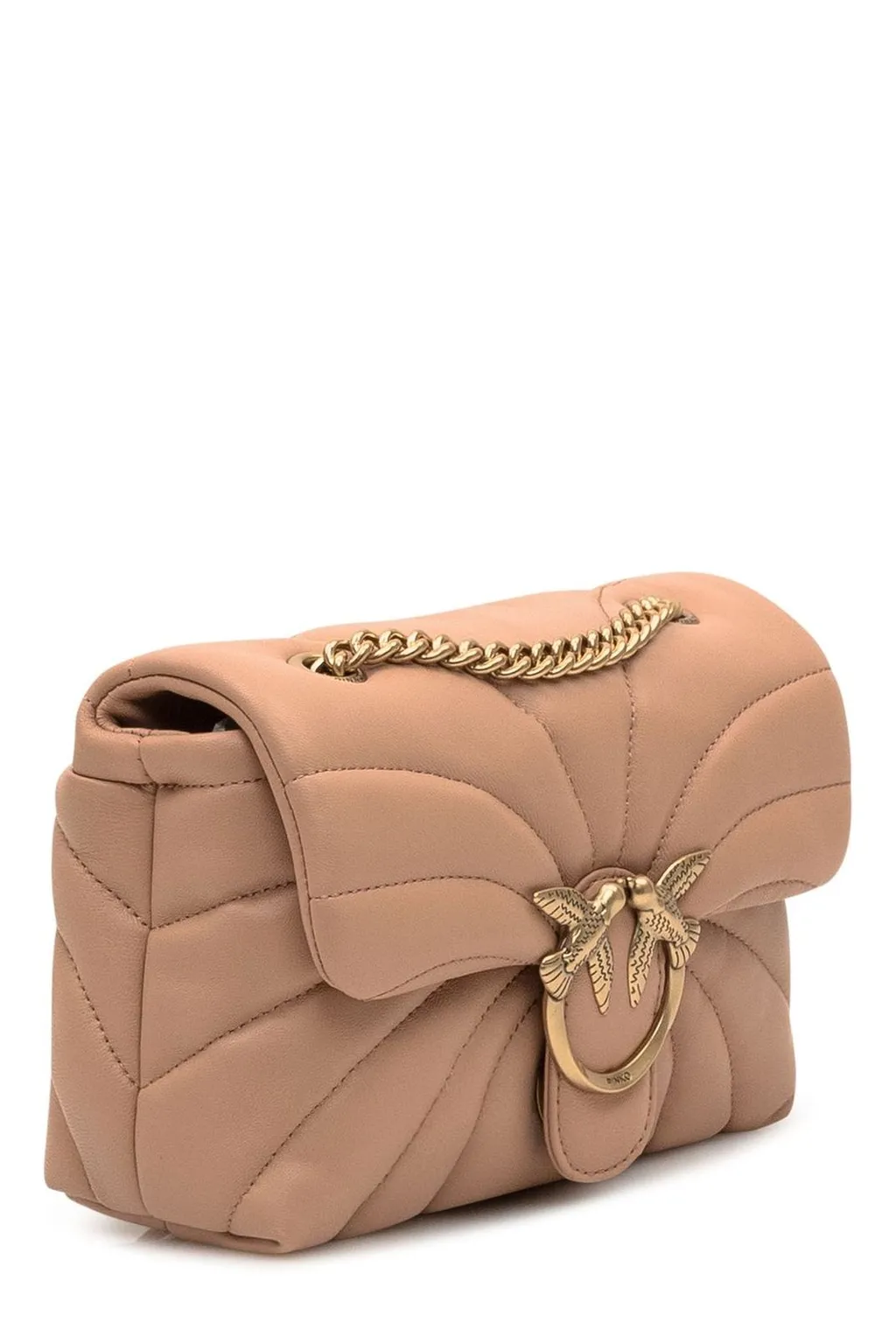 Pinko Love Puff Chain Linked Mini Shoulder Bag