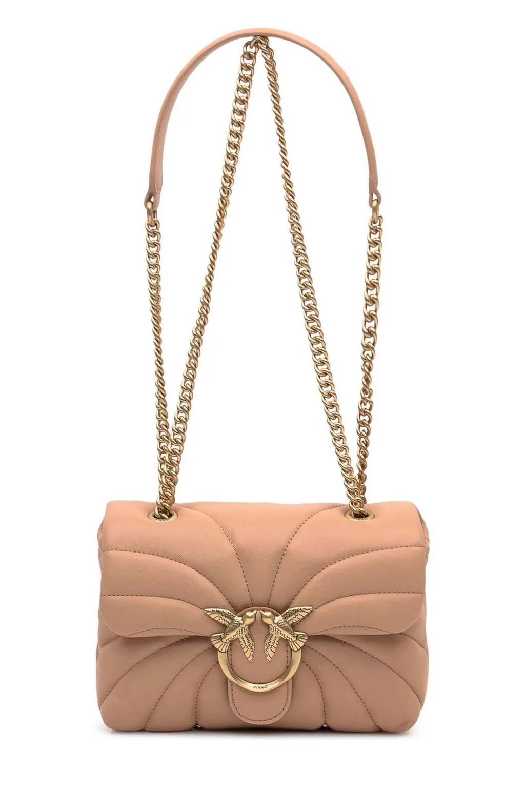 Pinko Love Puff Chain Linked Mini Shoulder Bag