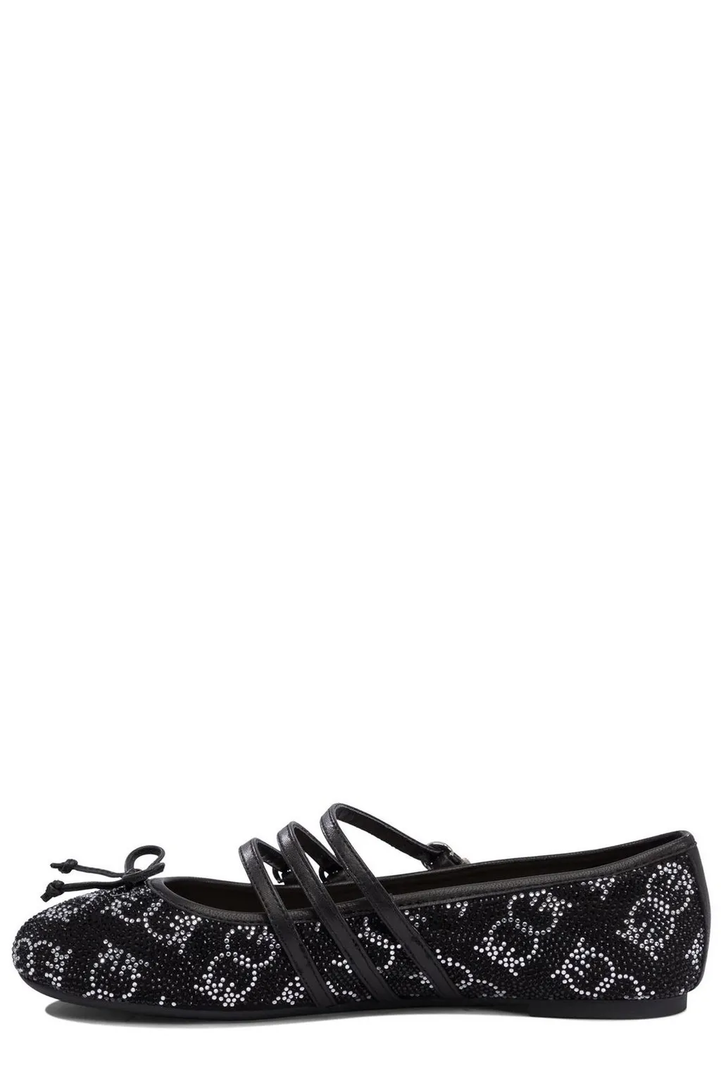 Pinko Embellished Bow Ballet Flats
