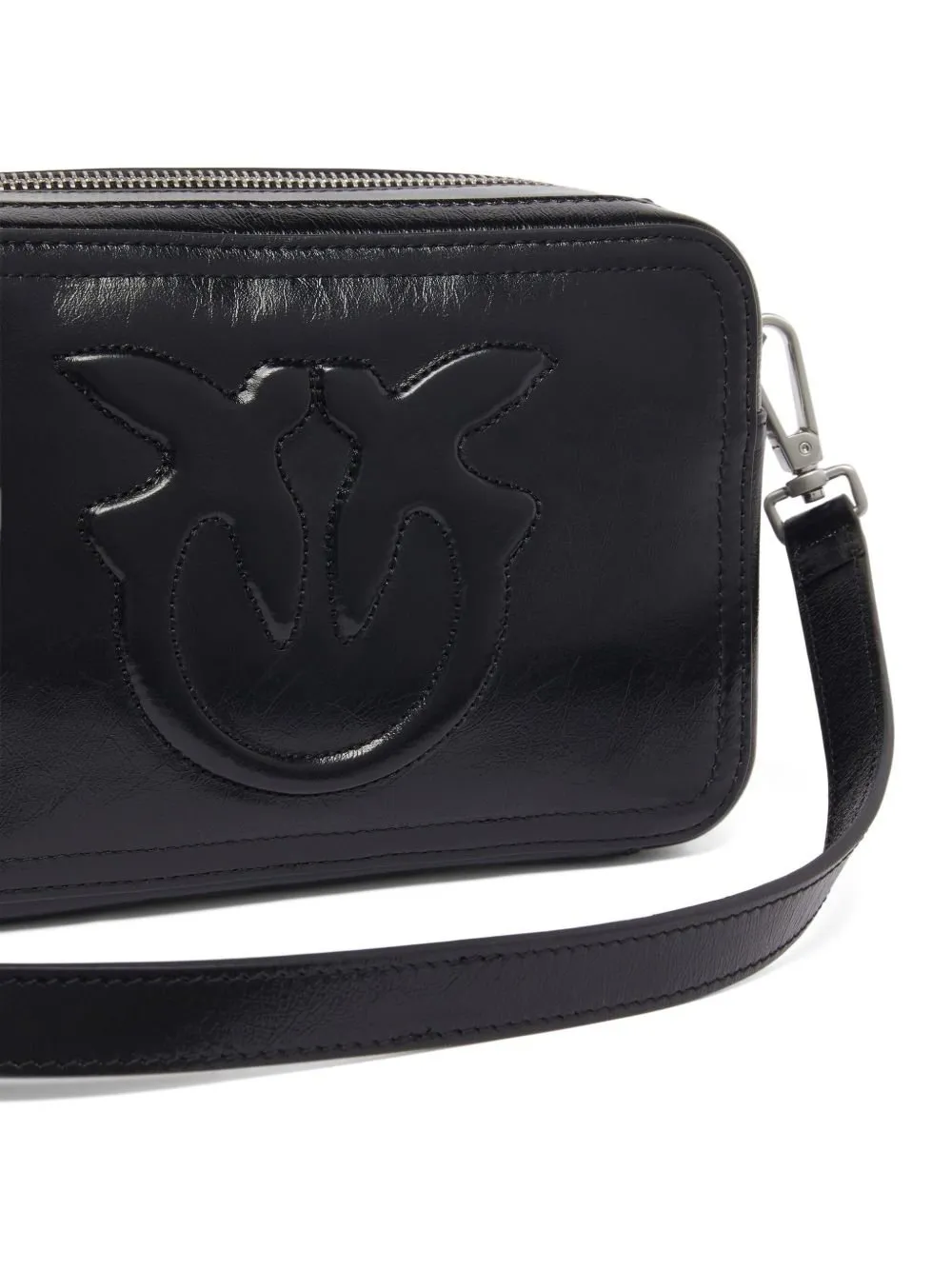 Pinko Logo Embossed Camera Bag