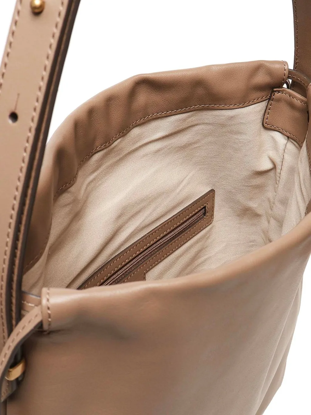 Pinko Drawstring Logo Plaque Shoulder Bag