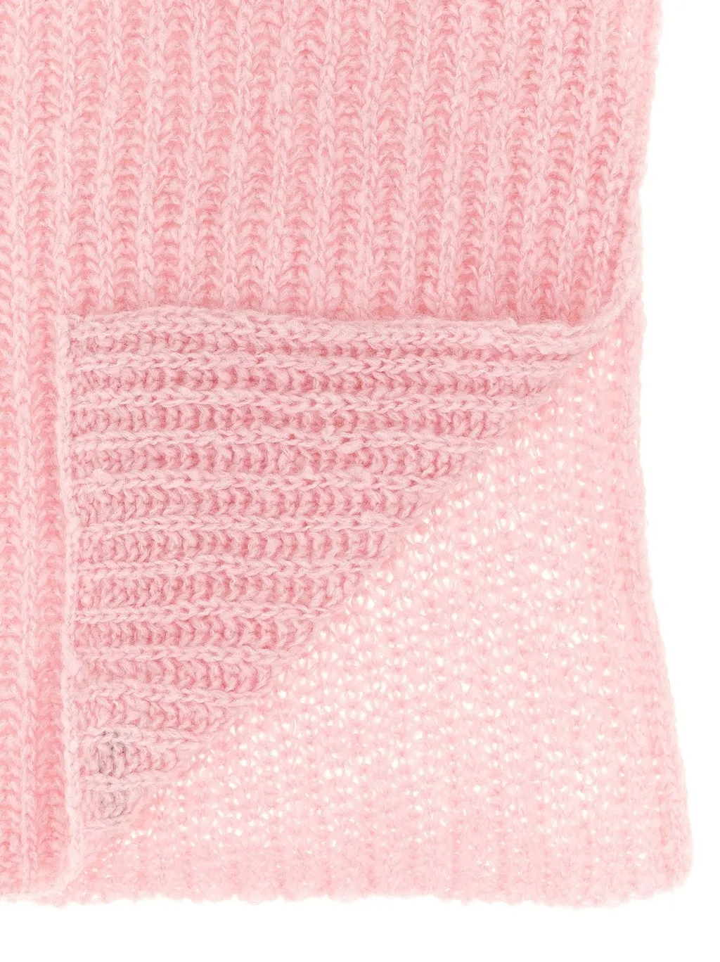 Pinko Logo Patch Knitted Scarf