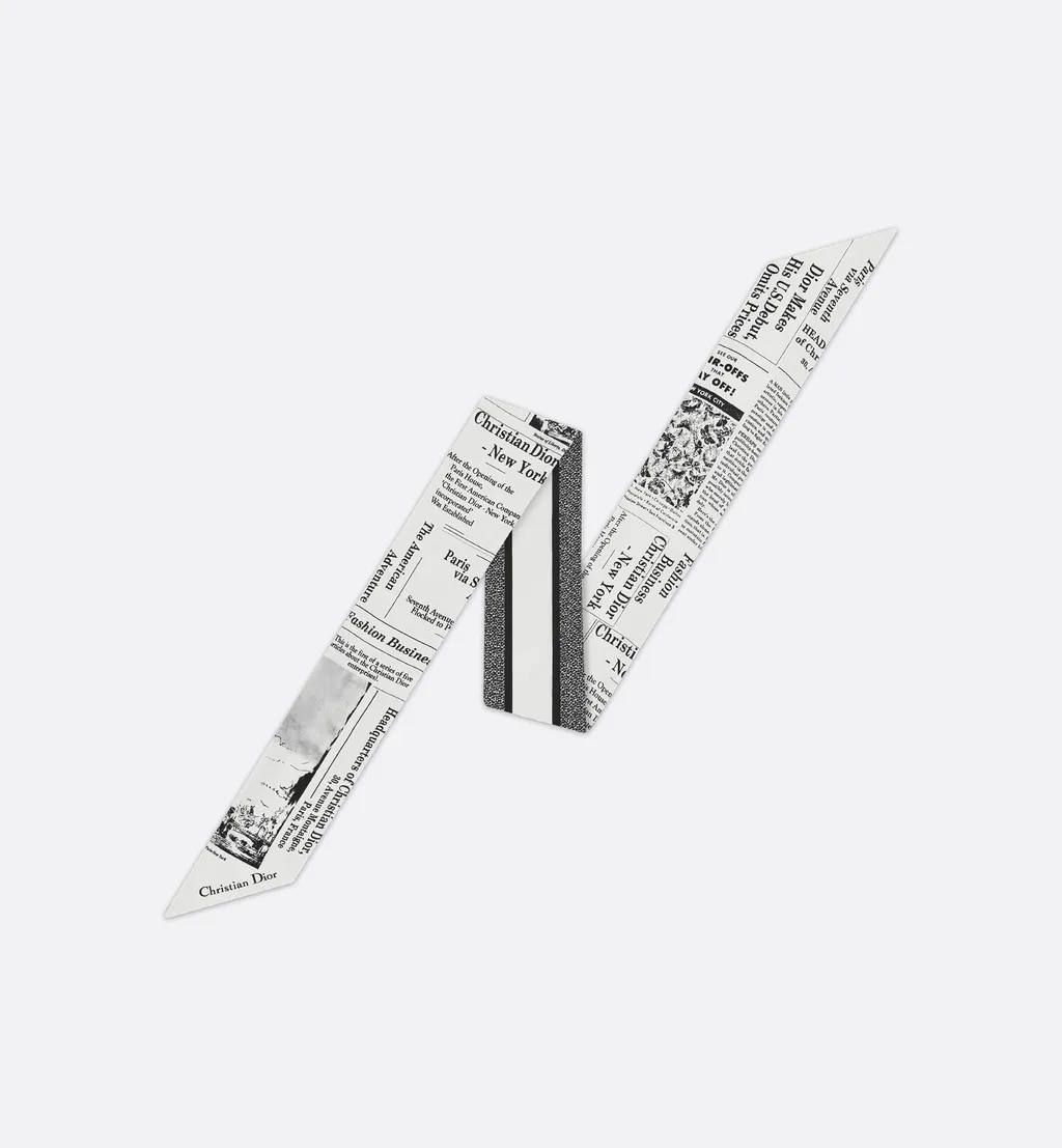 Newspaper Mitzah Scarf