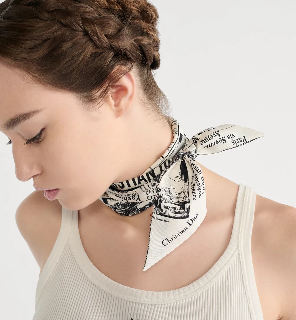 Newspaper Mitzah Scarf