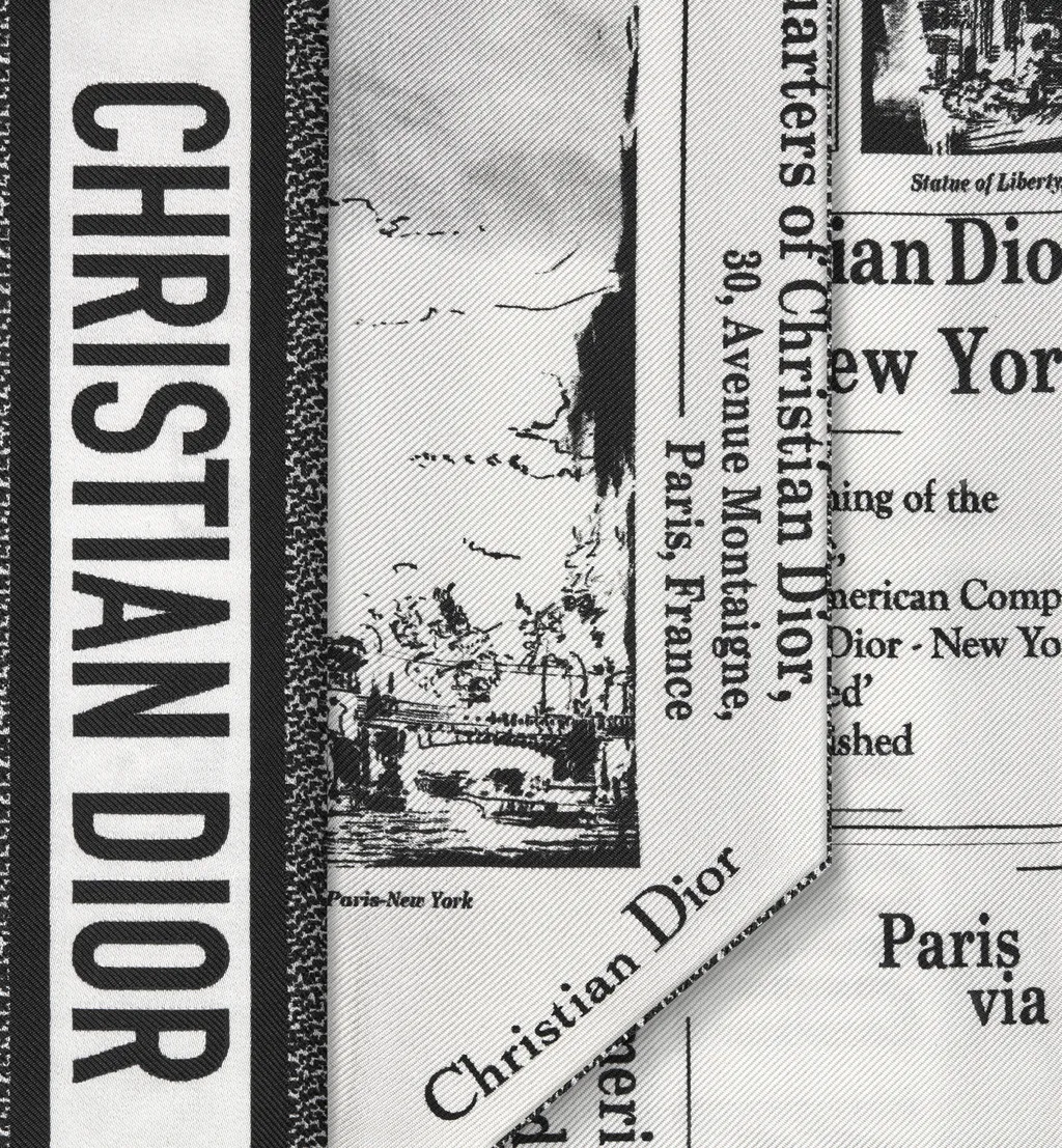 Newspaper Mitzah Scarf