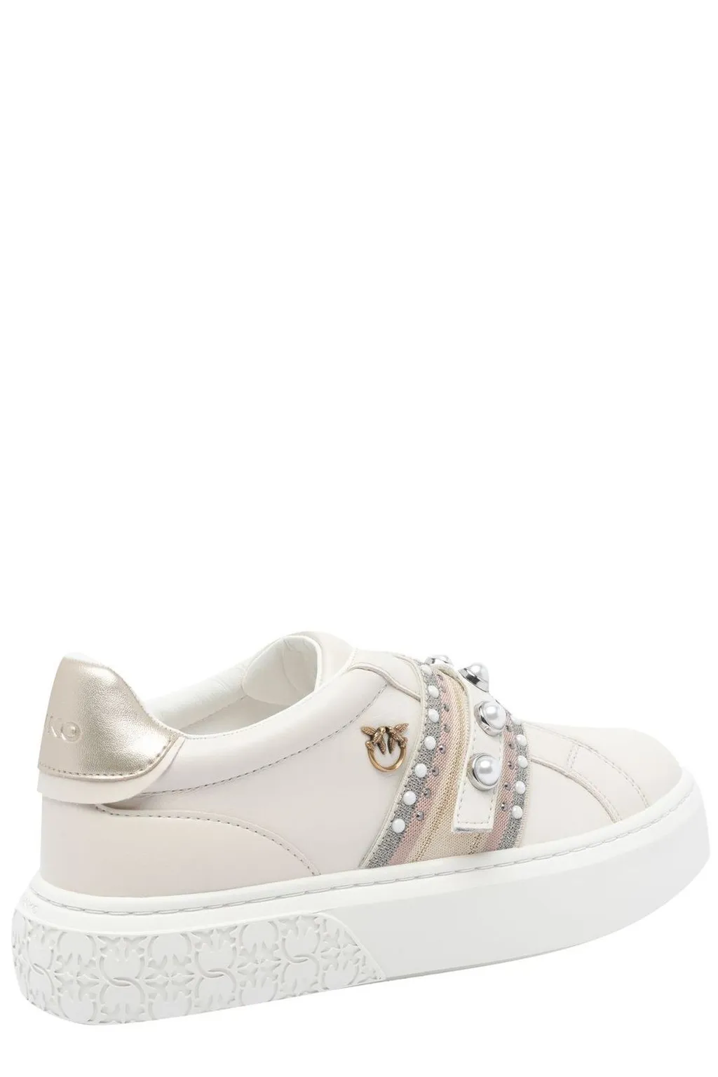 Pinko Embellished Low-Top Sneakers