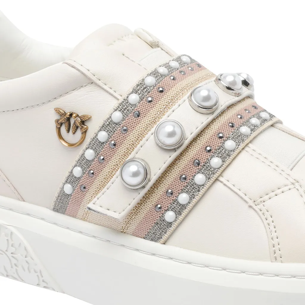 Pinko Embellished Low-Top Sneakers