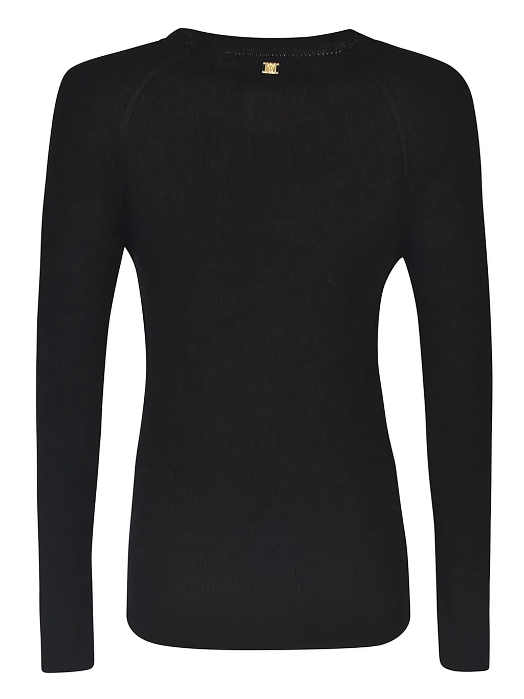 Pinko Logo Plaque Crewneck Knitted Jumper