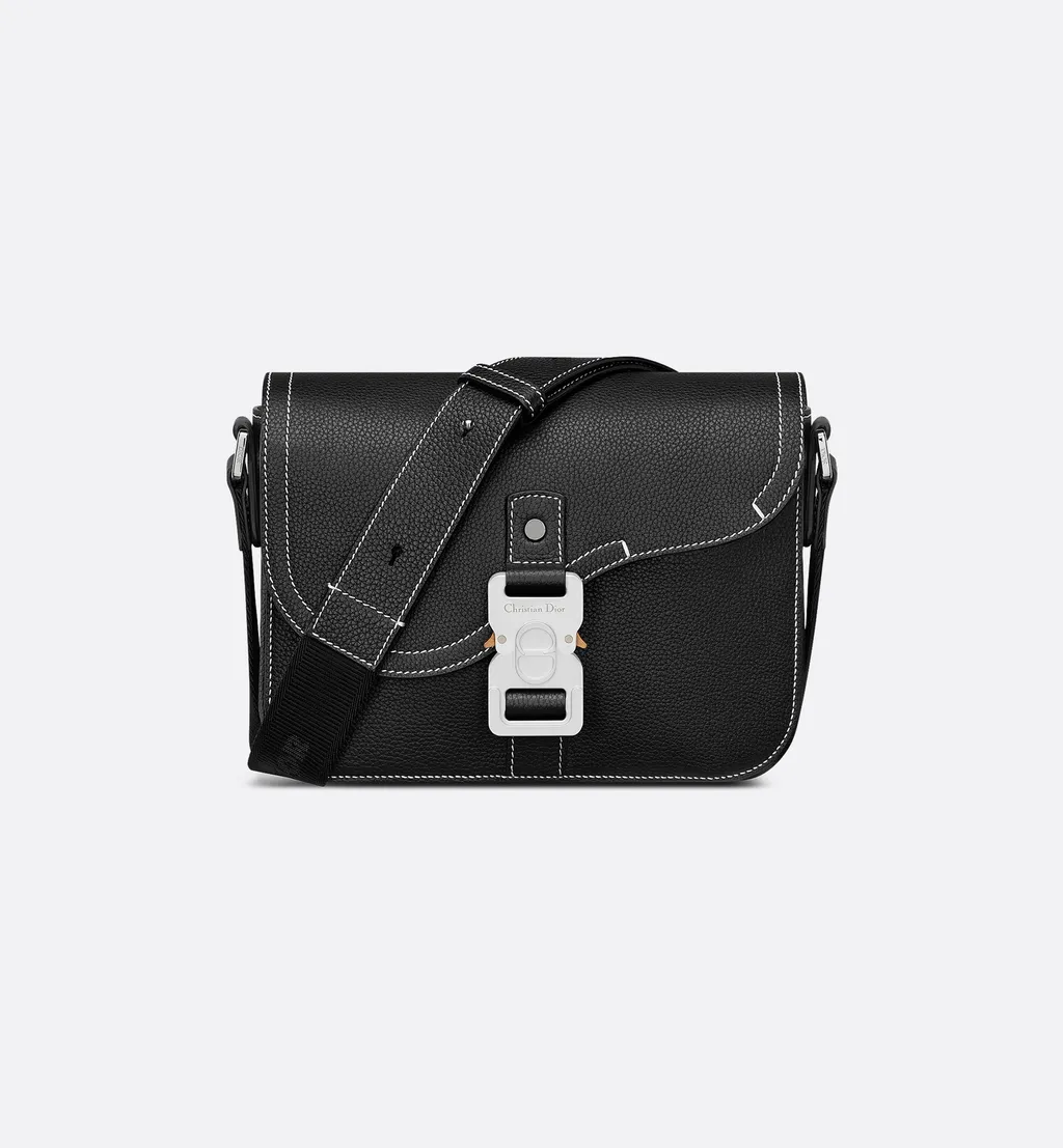 Small Saddle Messenger Bag With Flap