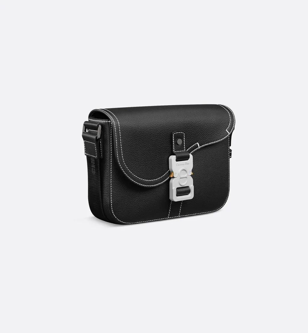Small Saddle Messenger Bag With Flap