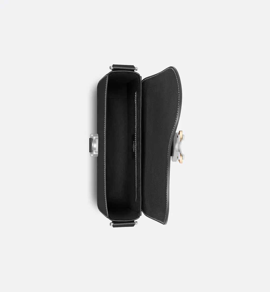Small Saddle Messenger Bag With Flap