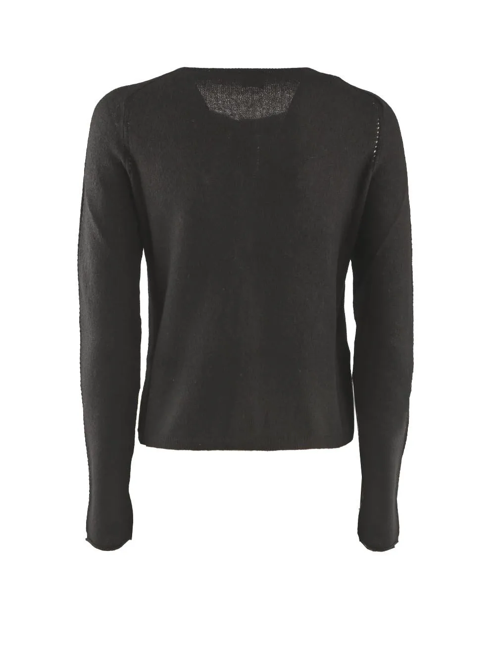 Pinko Buttoned Ribbed Knit Cardigan