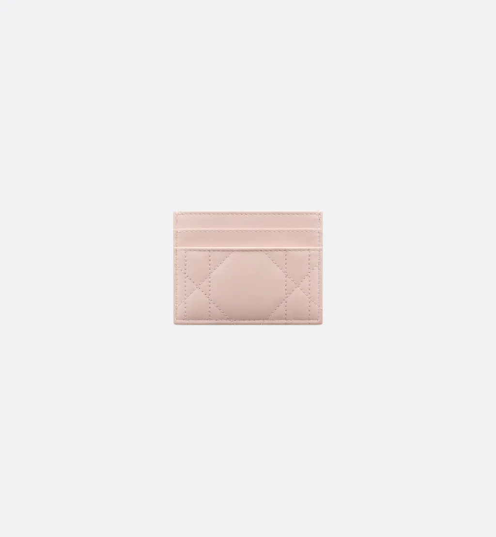 Dior Caro Freesia Card Holder With Crystals