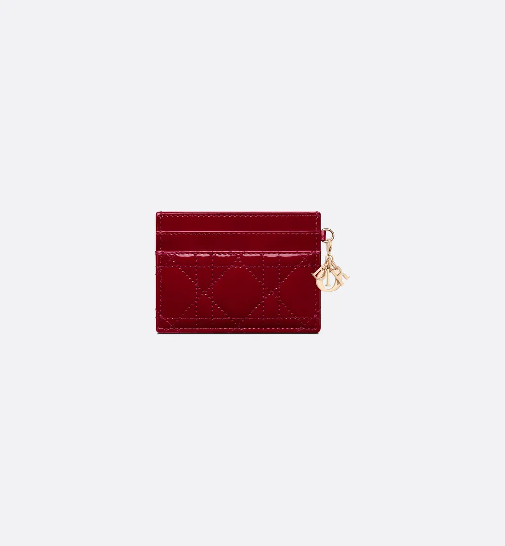 Lady Dior Freesia Card Holder