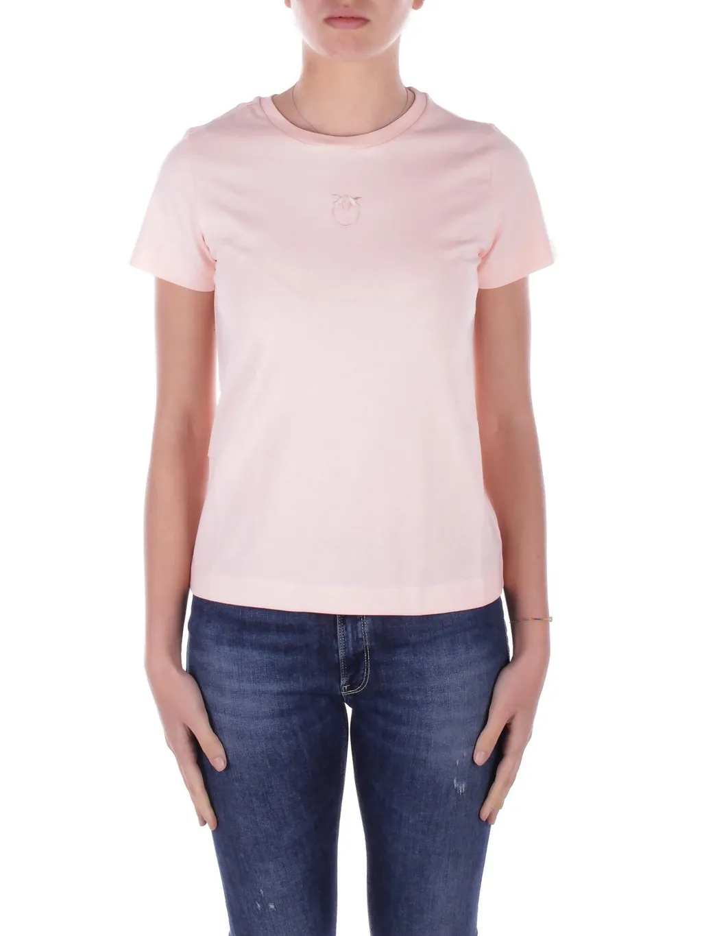 Pinko Logo-Embroidered Crewneck T-Shirt