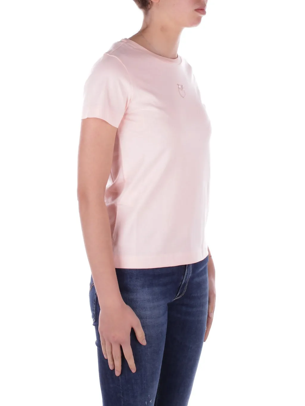 Pinko Logo-Embroidered Crewneck T-Shirt