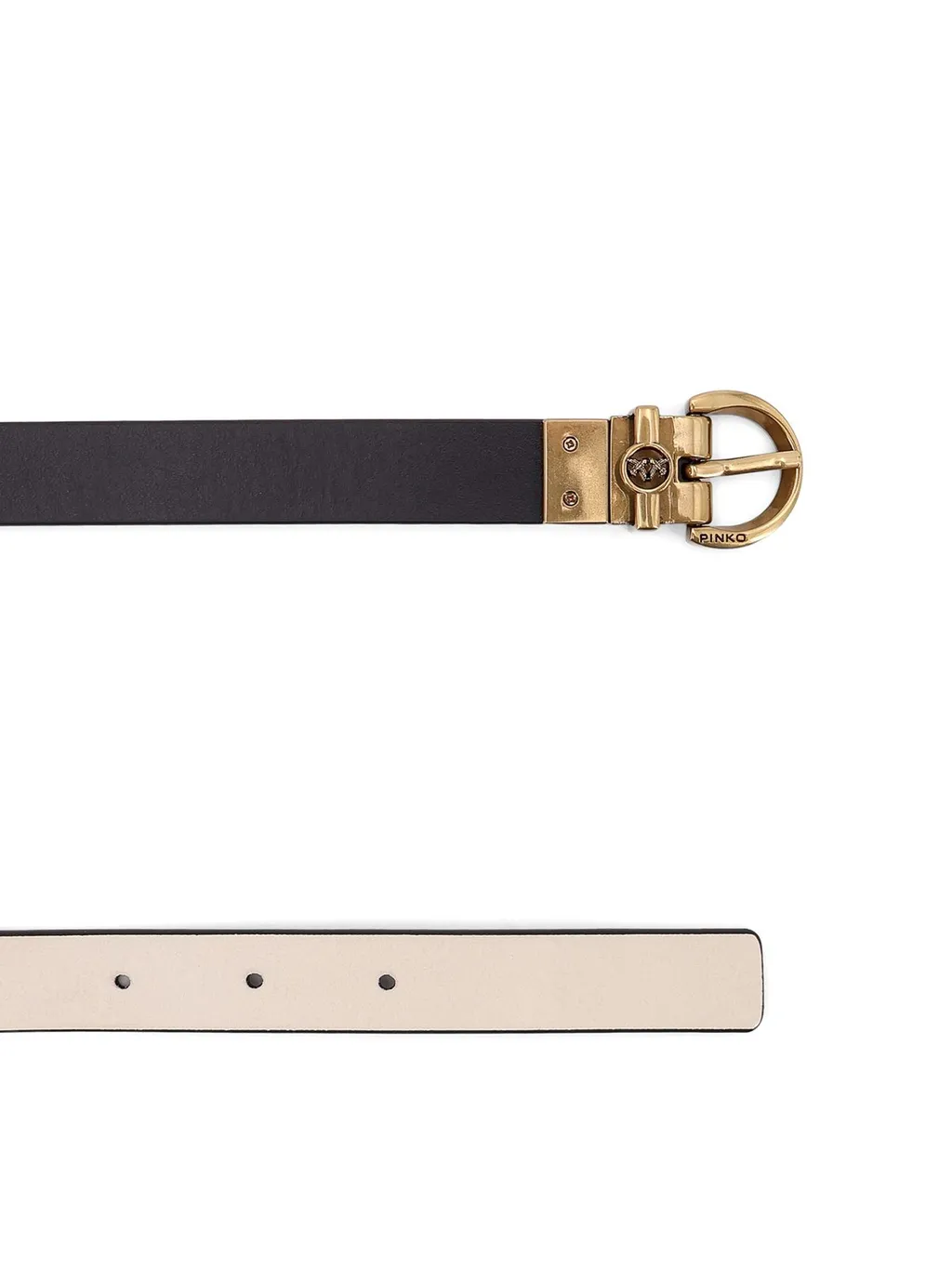Pinko Reversible Thin Buckle Belt