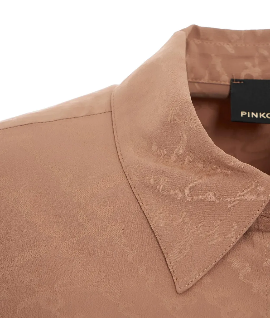 Pinko All-Over Patterned Long-Sleeved Shirt