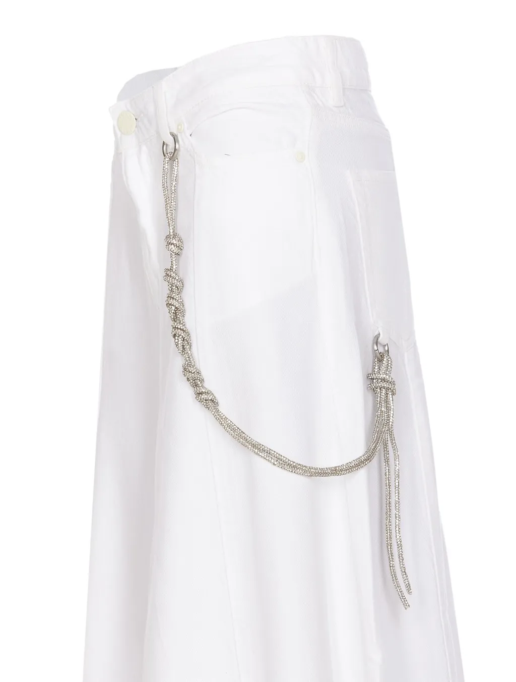 Pinko Jewel Chain Long Skirt