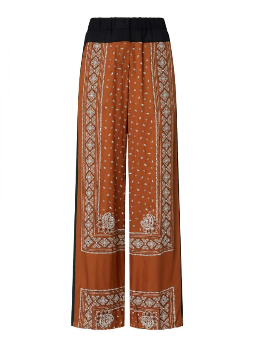 Pinko Spirito Bandana Printed Lightweight Wide-Leg Trousers