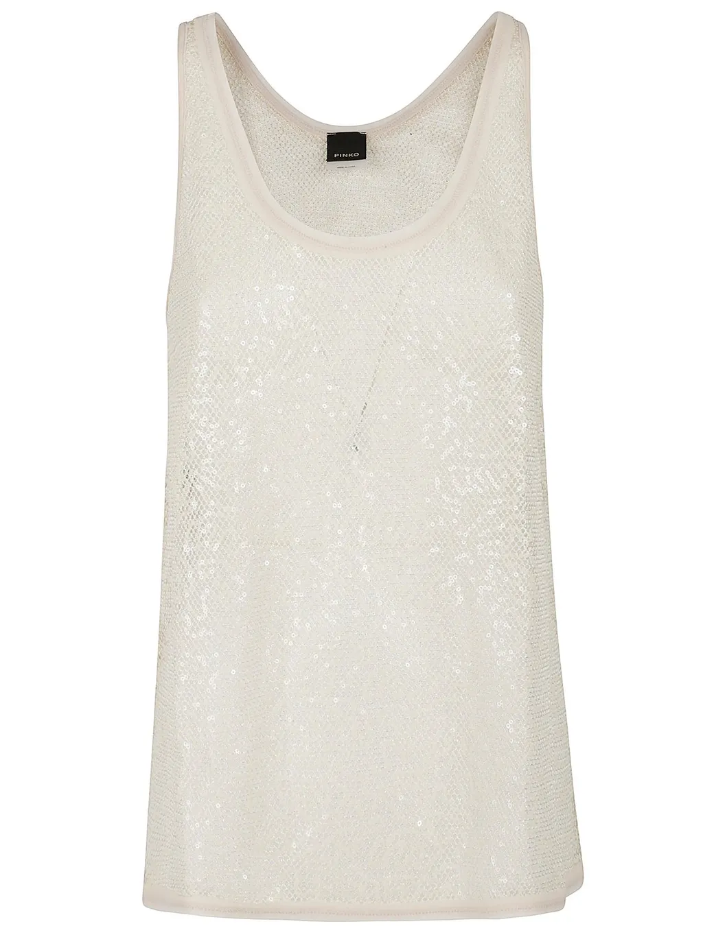 Pinko Sleeveless Sequinned Tank Top