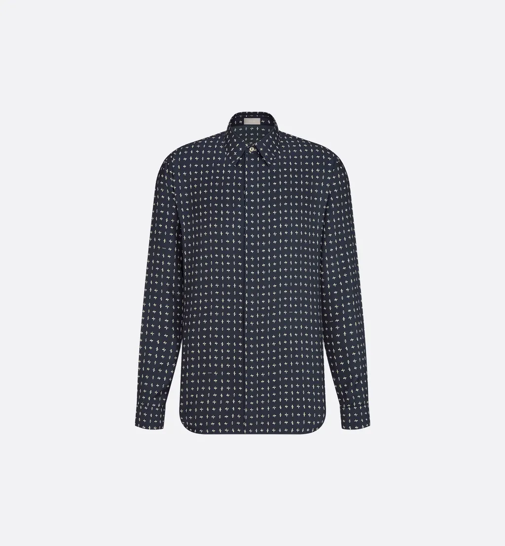 Shirt With Monsieur Dior Motif