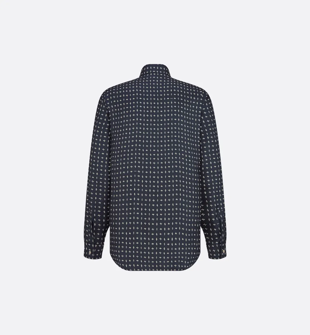 Shirt With Monsieur Dior Motif