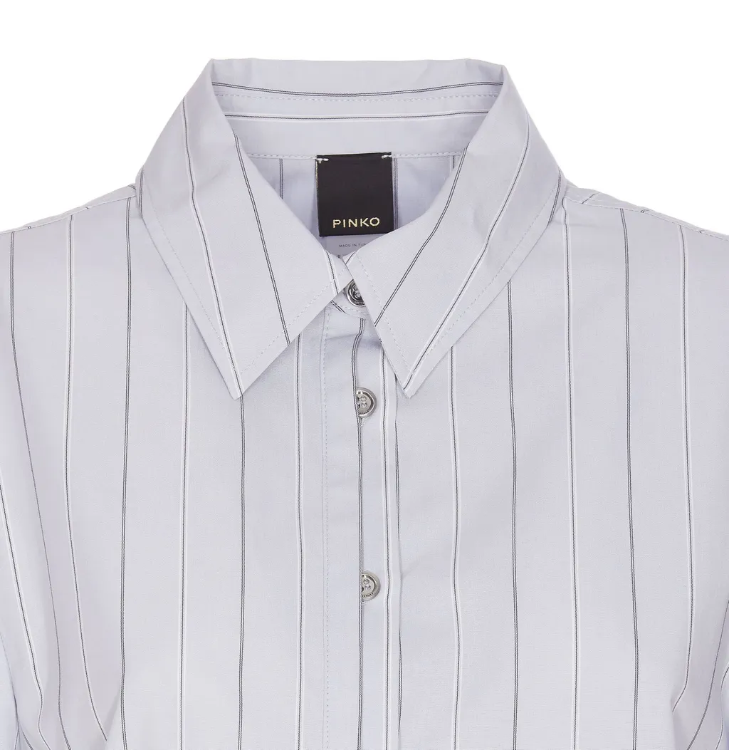 Pinko Striped Short-Sleeved Shirt