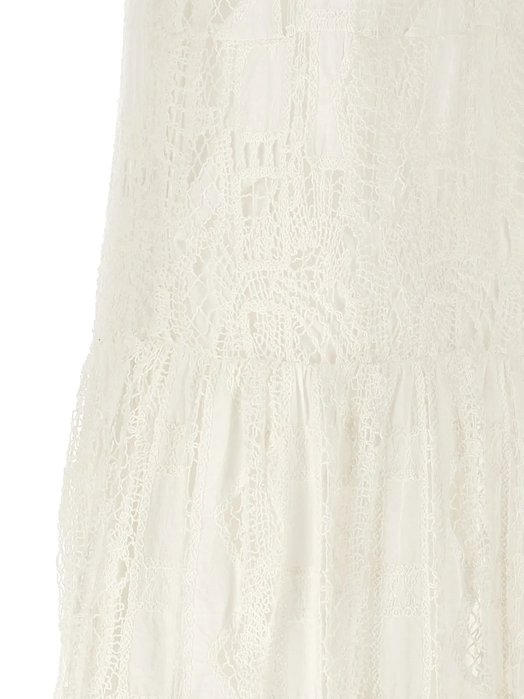 Pinko Elasticated Waistband Laced Maxi Dress