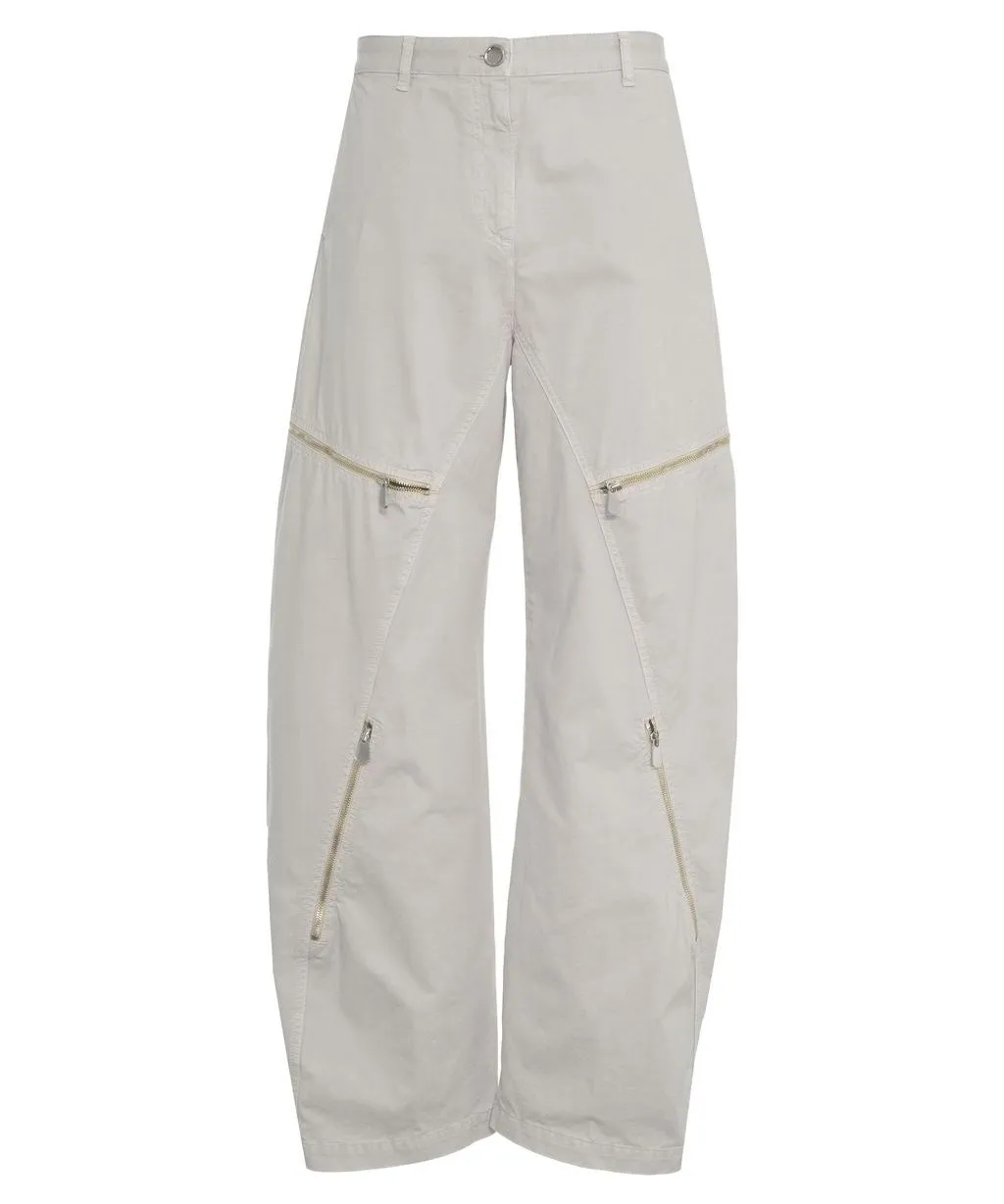 Pinko Zip-Detailed Wide-Leg Trousers