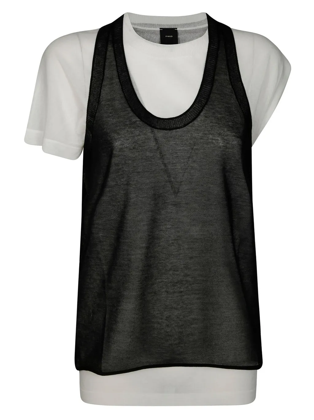 Pinko Layered Knitted T-Shirt