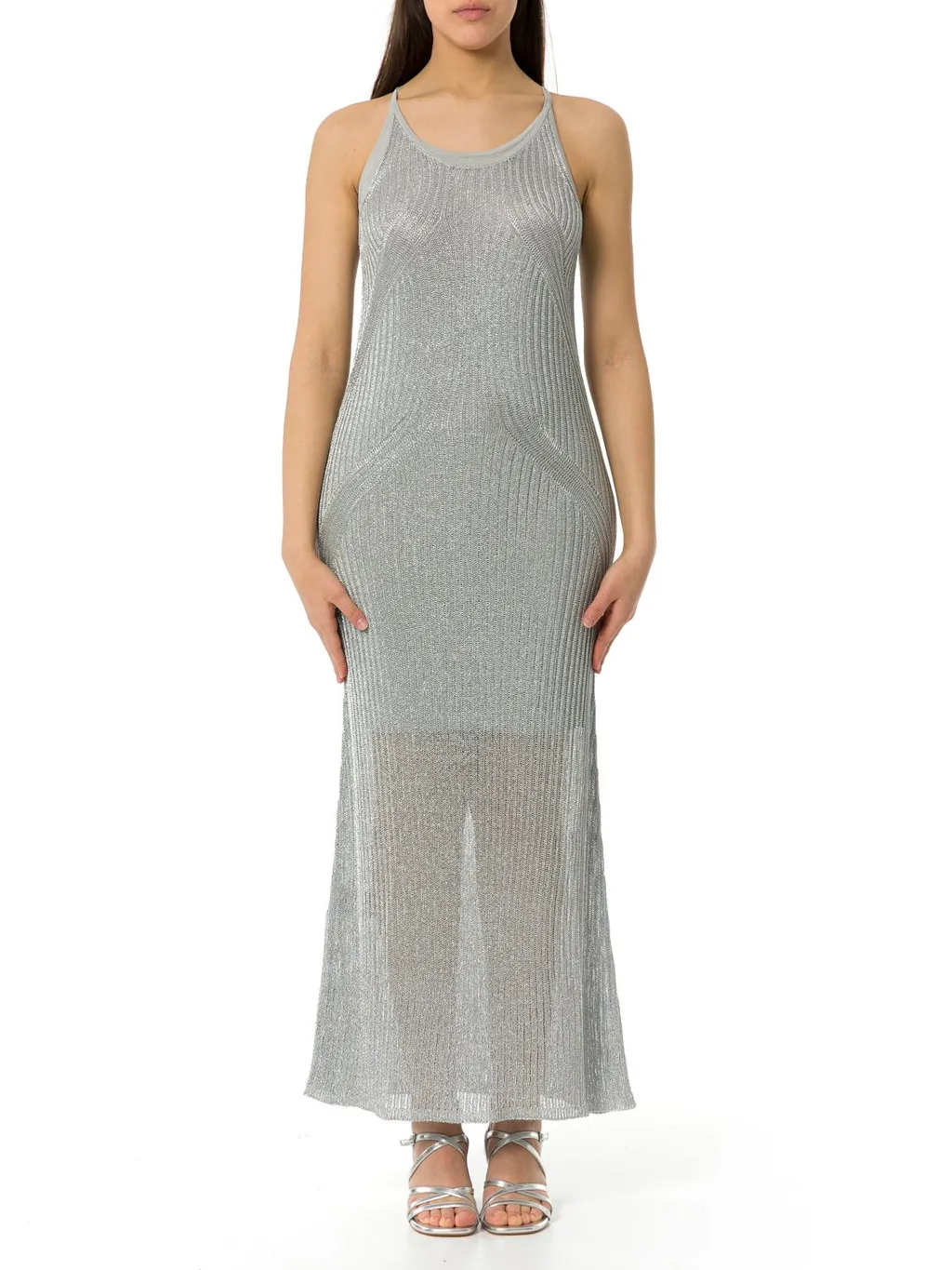 Pinko Sleeveless Knitted Long Dress