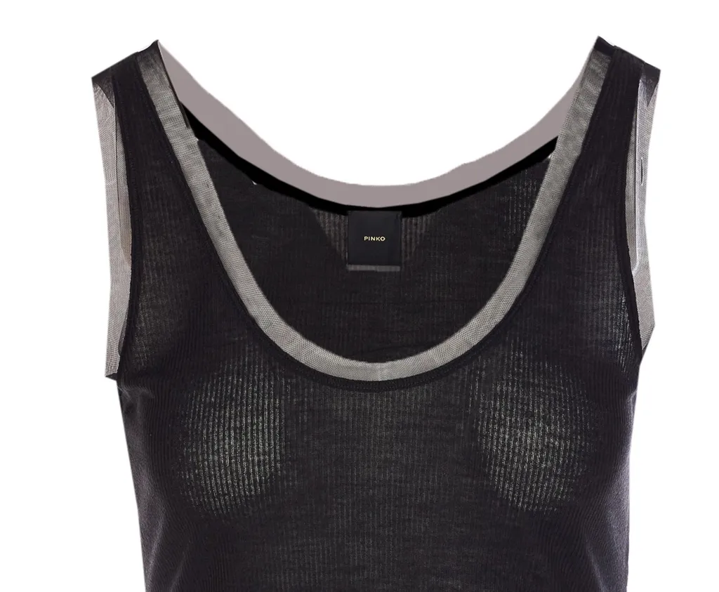 Pinko Clark Scoop Neck Tank Top