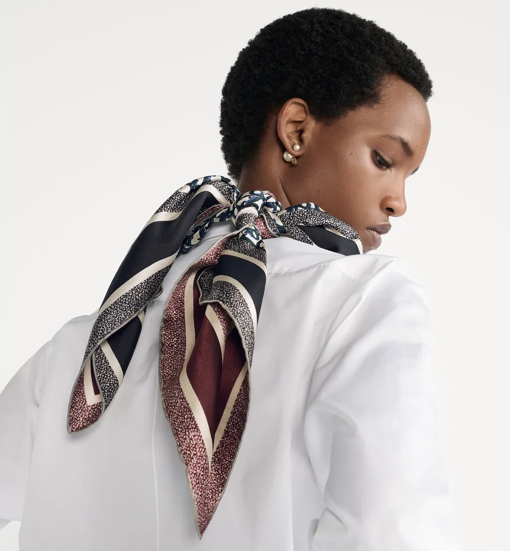Dior Oblique Diortwin 90 Square Scarf