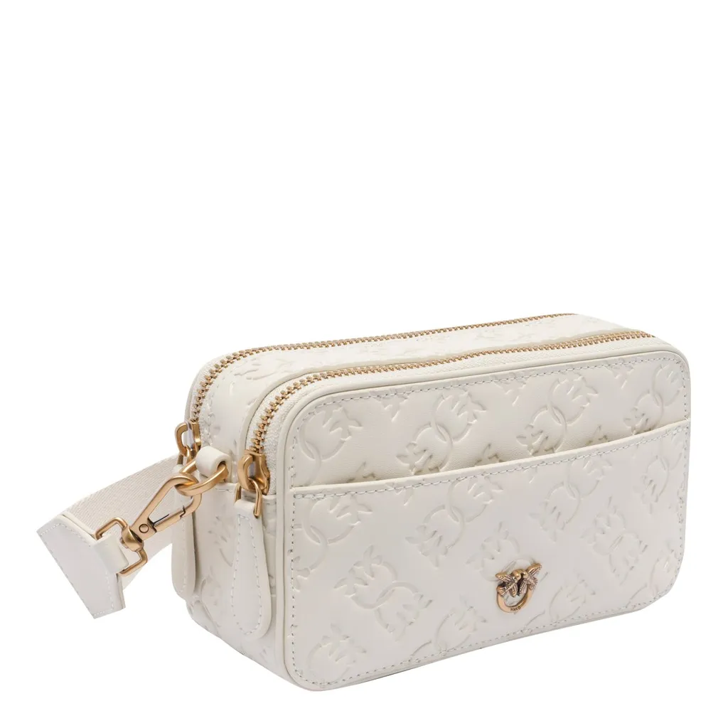 Pinko Logo Embossed Mini Camera Bag