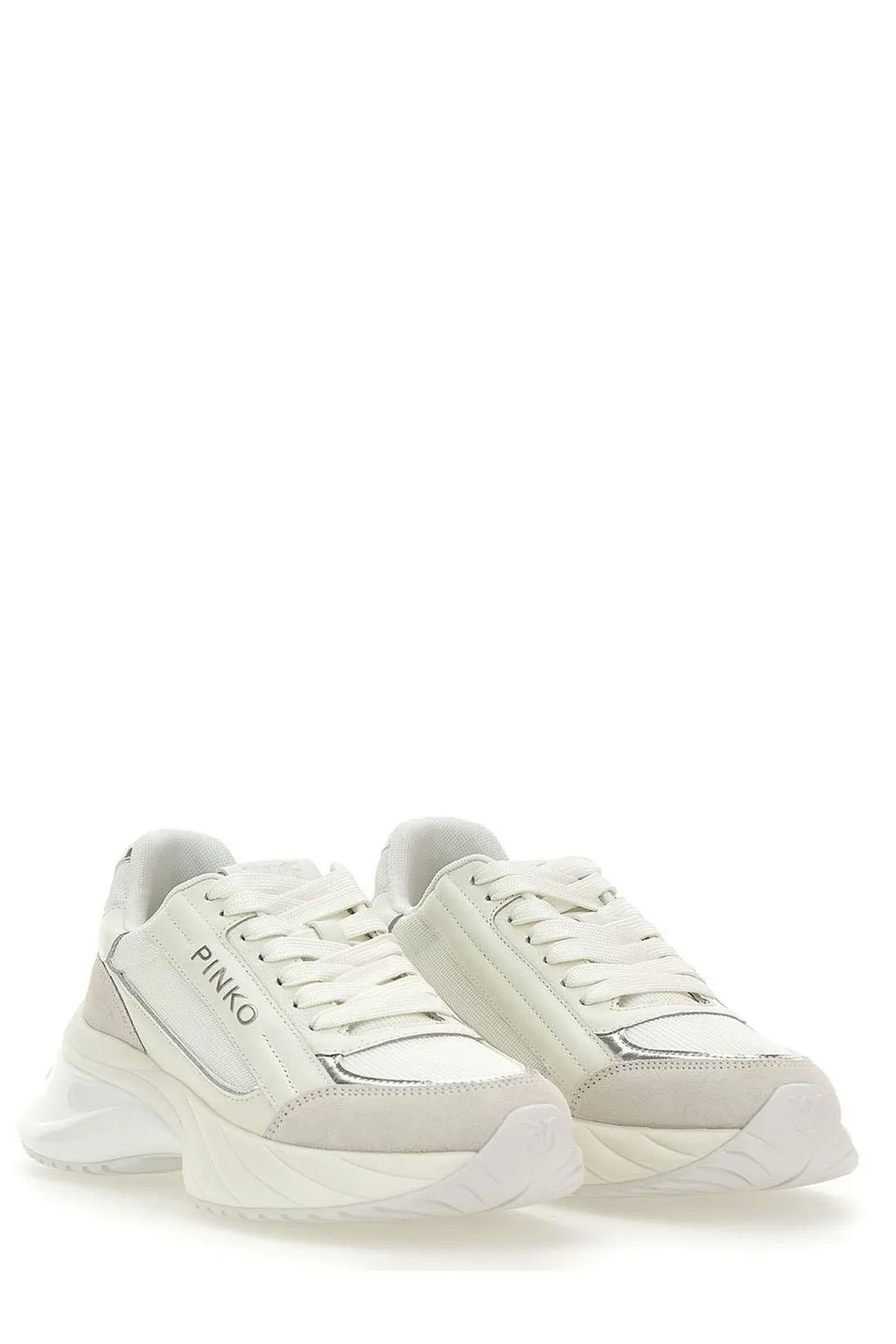 Pinko Ariel 07 Logo Lettering Lace-Up Sneakers