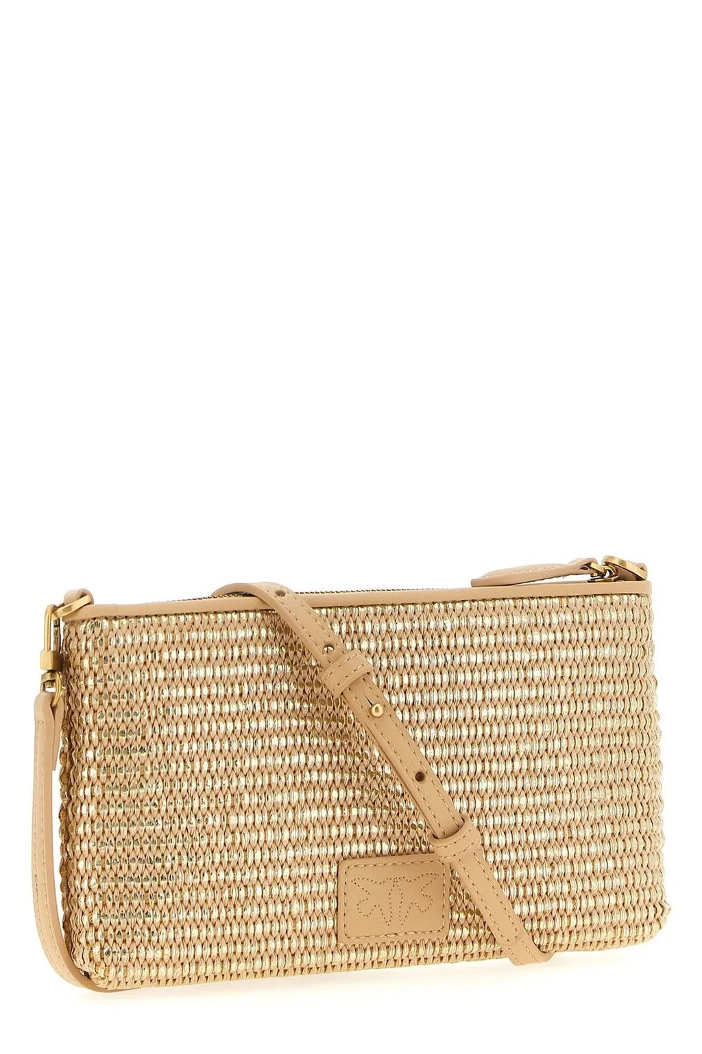 Pinko Small Flat Laminated Handbag