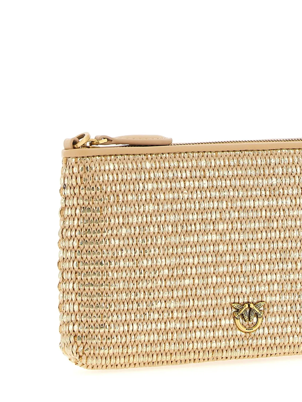 Pinko Small Flat Laminated Handbag