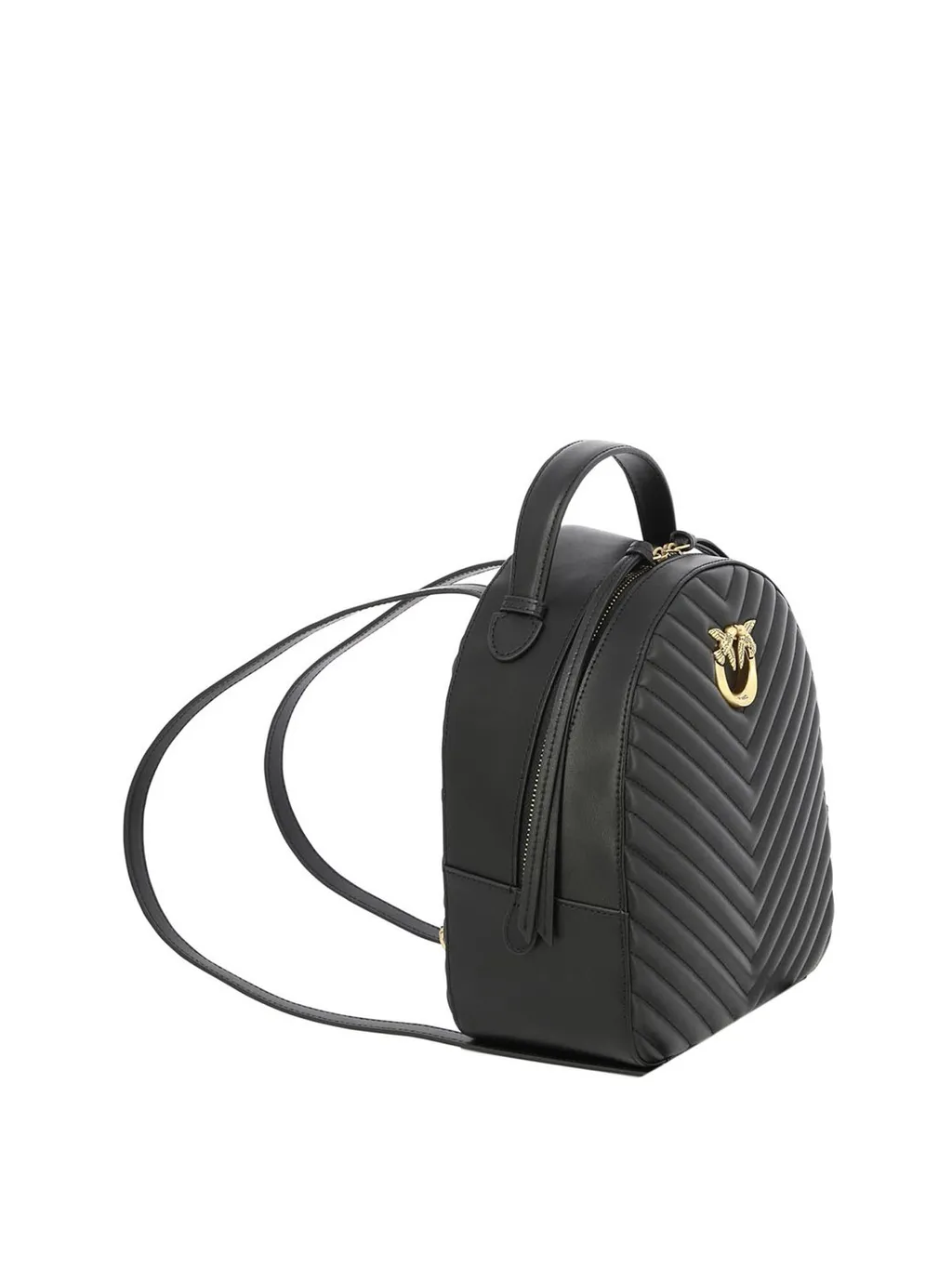 Pinko Love Birds Quilted Backpack
