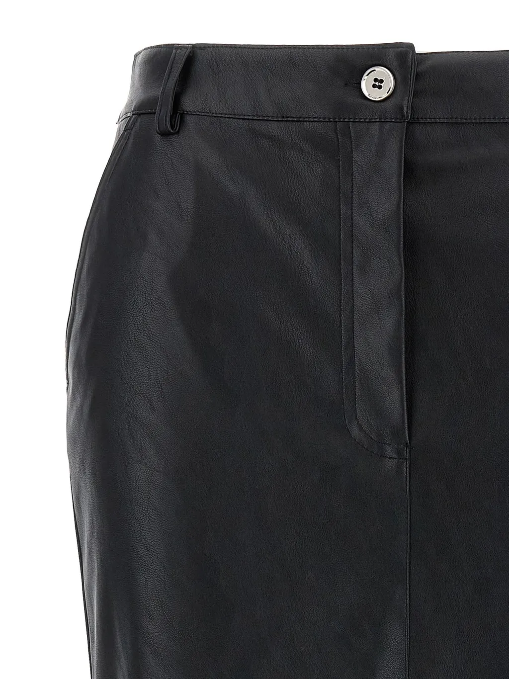 Pinko Ginocchiera Front Slit Midi Skirt