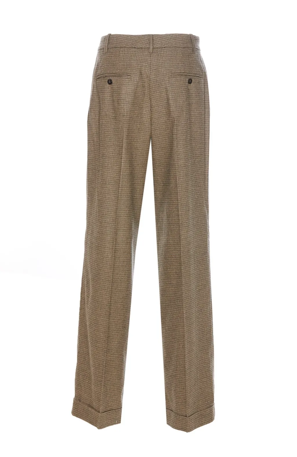 Pinko Vasetto Checked Wide Leg Trousers