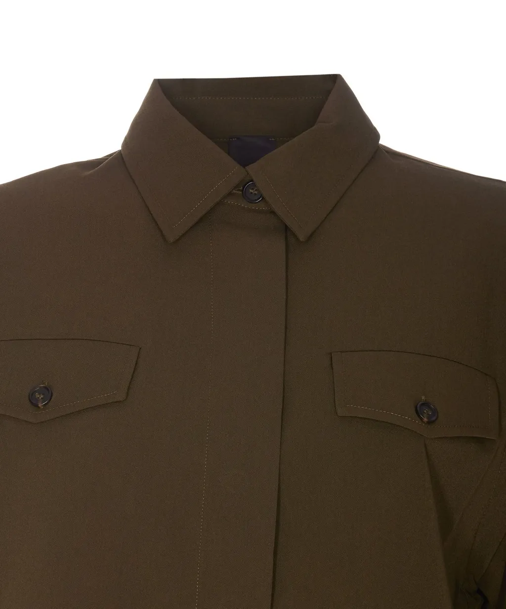 Pinko Collared Long-Sleeved Shirt
