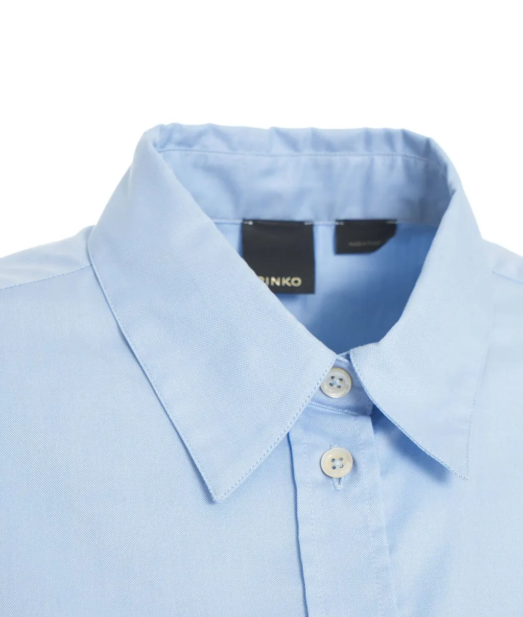 Pinko Love Birds Embroidered Oxford Shirt