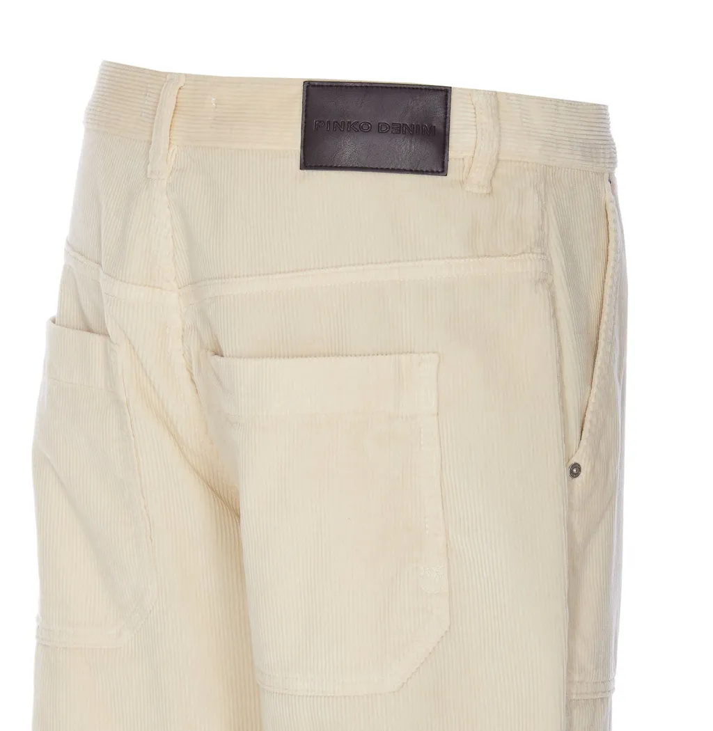 Pinko Cloe Straight-Leg Corduroy Trousers