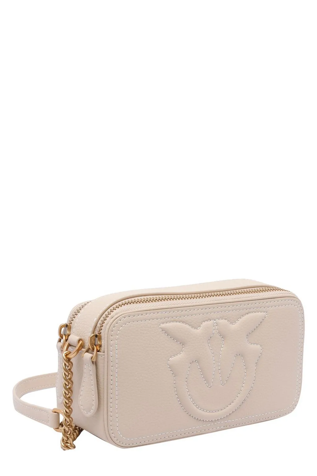 Pinko Carrie Logo Embossed Camera Bag