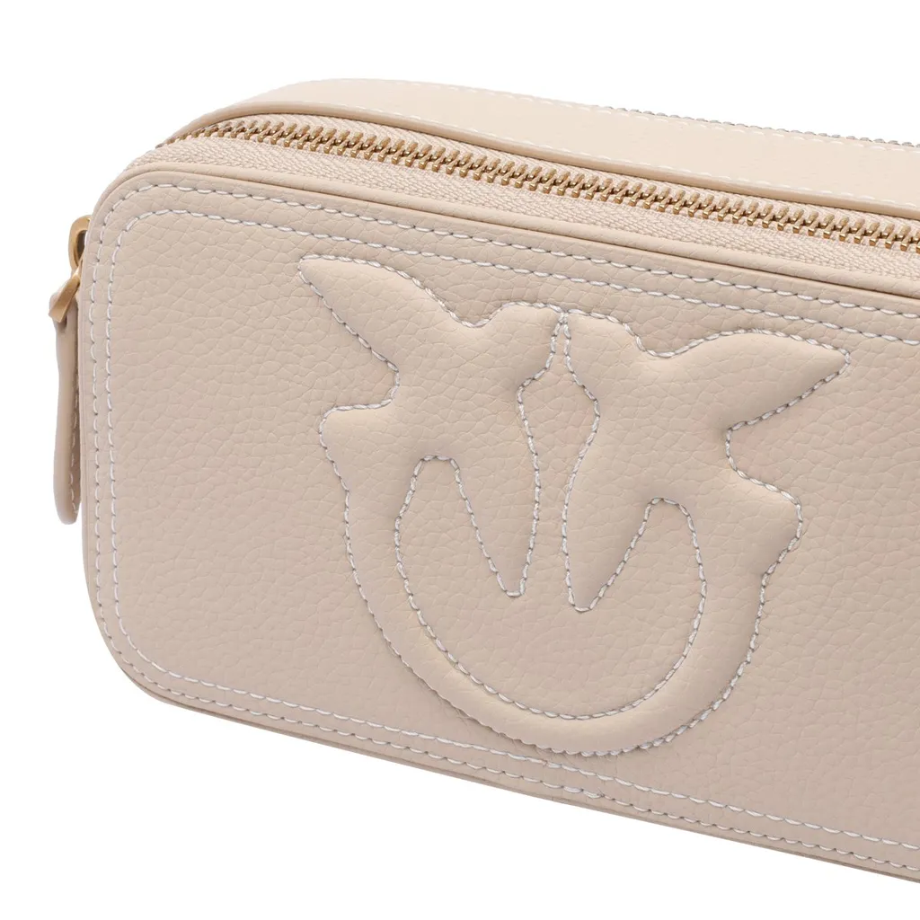 Pinko Carrie Logo Embossed Camera Bag